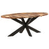 Rustika Rowe -  Dining Table Oval 200x100x75cm Acacia Wood with Sheesham Finish